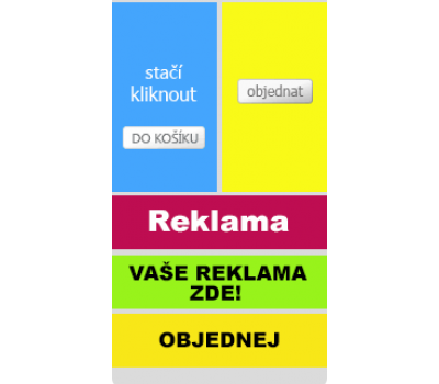 Reklama - levý blok dole